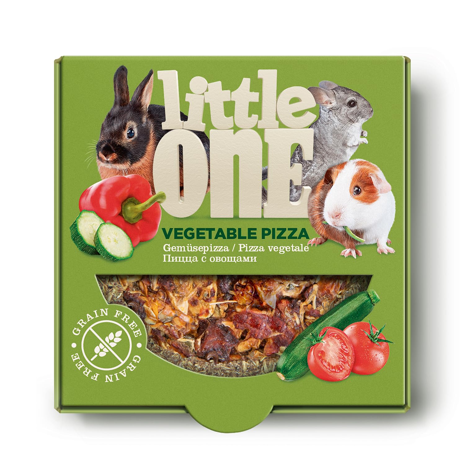 LITTLE ONE Vegetable Pizza Treat for Small Pets 55g