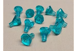 1 x 1 Rock 24 Facet Jewel Treasure Gem in Trans Light...