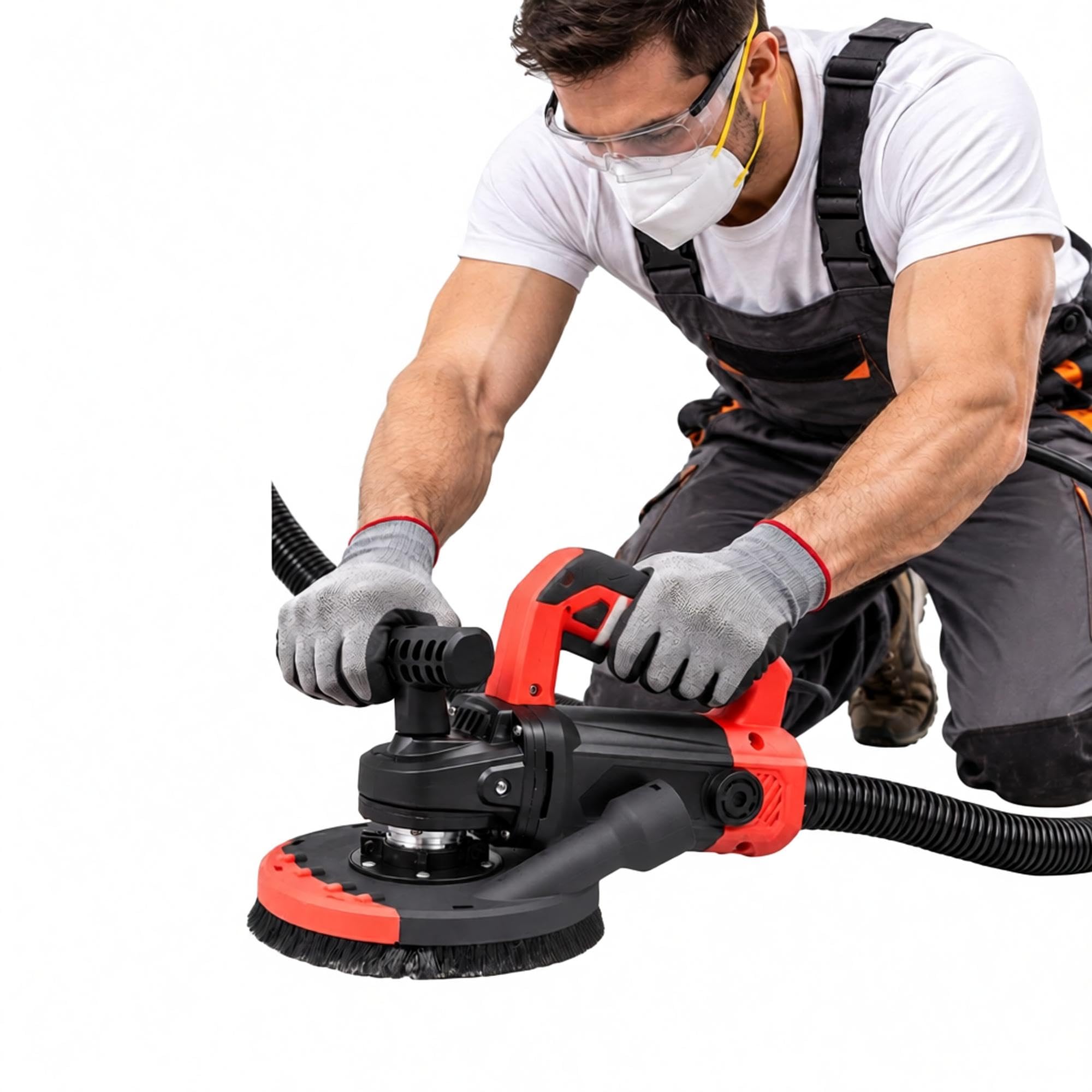 Mola levigatrice calcestruzzo 2200W, velocità regolabile per superfici