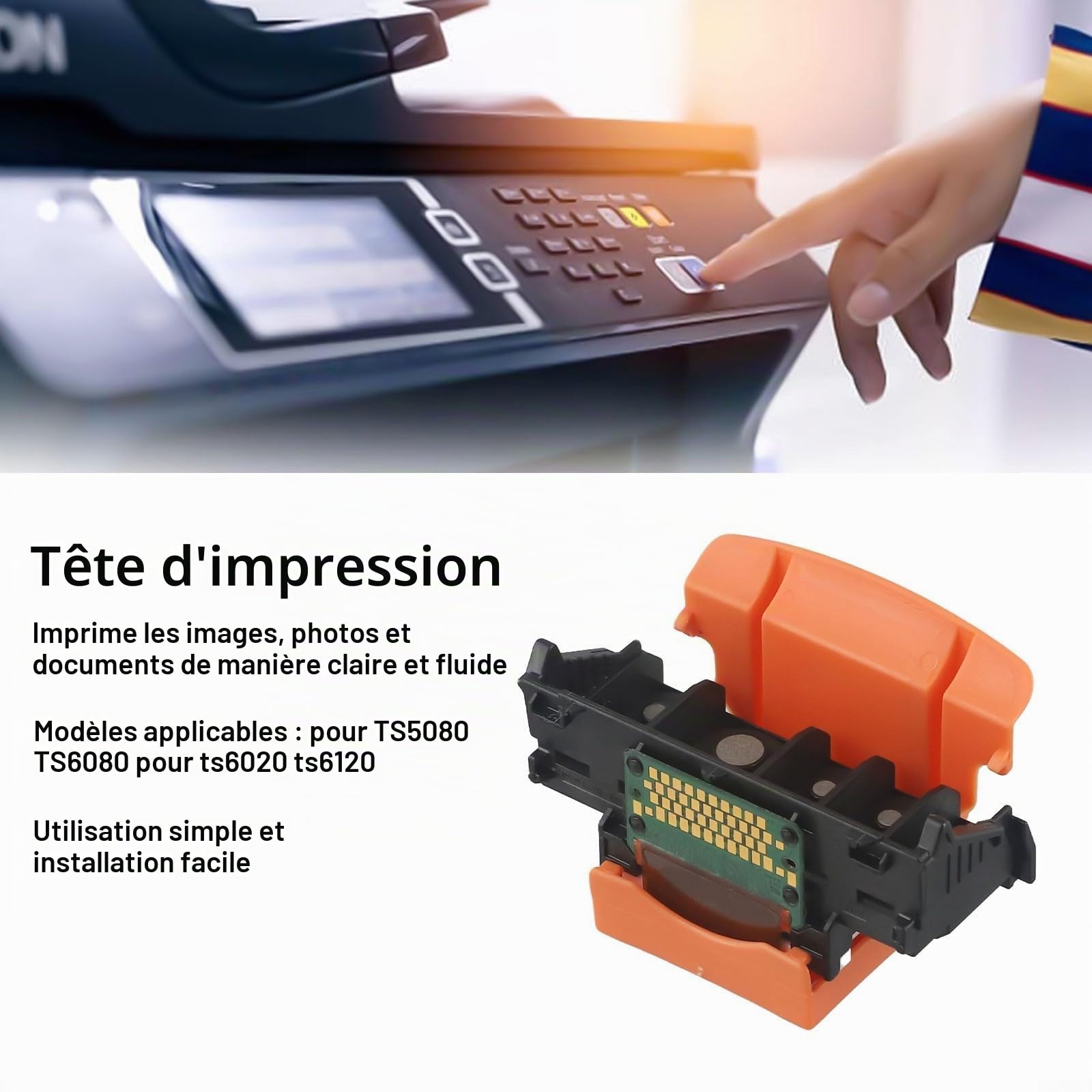 Tête d'impression QY6 0089 compatible Canon