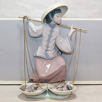 Amazon.com: Lladro Figurine 5172 Fish a Plenty : Home & Kitchen