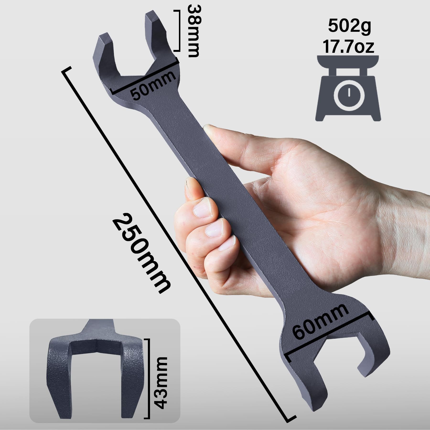 CLÉ DOUBLE EMBOUT CAF CF SILCA LAITON NICKELÉ | Leroy Merlin
