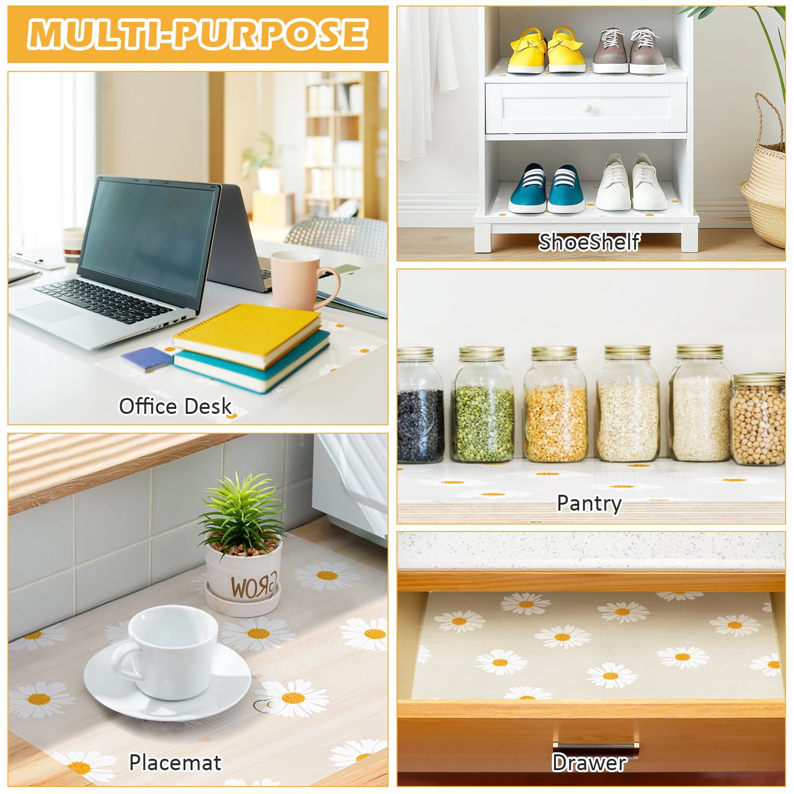 Kühlschrankmatten 10-tlg. - Antibakteriell Rutschfest Silikon