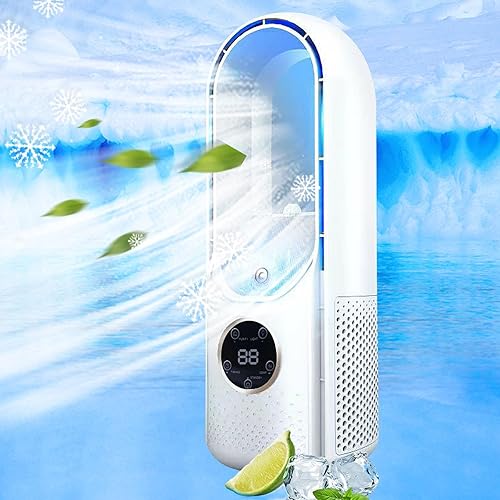 Ventilador de escritorio USB, pequeño ventilador silencioso sin aspas, ventilador sin hojas, ventilador para el hogar, dormitorio, oficina,