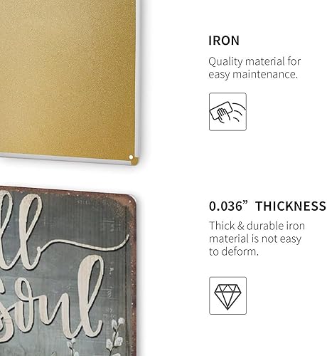 Miniatura 19 de Letreros creativos de lata con definición de agente inmobiliario, divertido letrero de metal retro para decoración de pared para el hogar, jardín