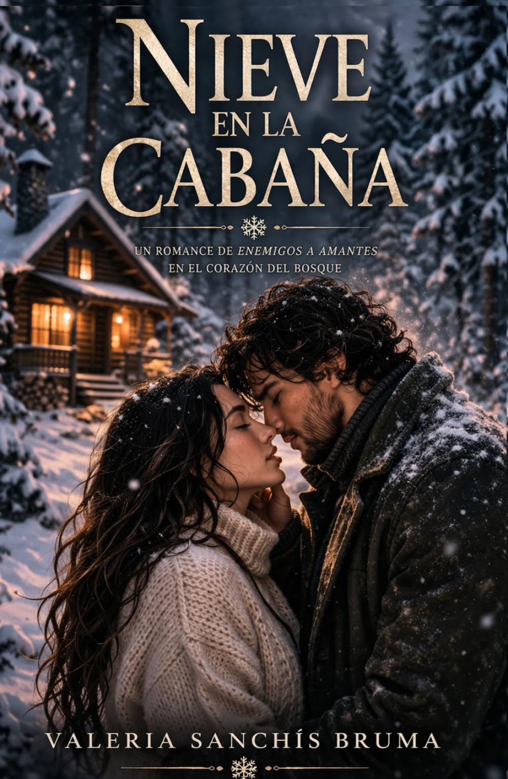 Nieve en la cabaña: Un romance de enemigos a amantes en el corazón del bosque (Latidos en silencio)