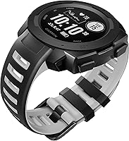 Vista 1 de ANCOOL Compatible con Garmin Instinct 2 Band, correa de silicona suave de repuesto para Garmin Instinct Tide/Esports/Solar/Smartwatches tácticos