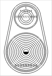 Placa Radiestesia Radiônica 15x22 cm - RELAX DO SONO