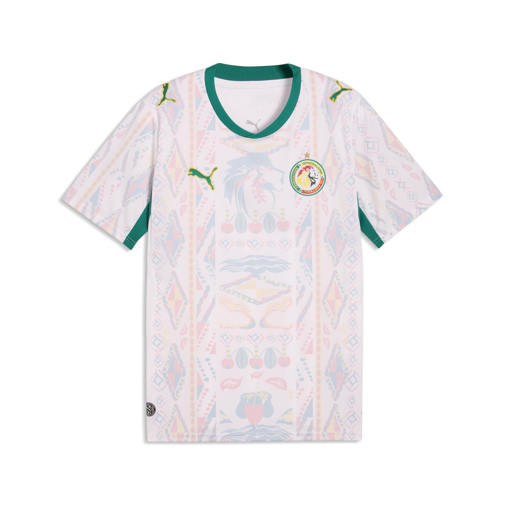 Puma Men's White Senegal Home Shirt World Cup 2026™ in Size M, Sports Direct