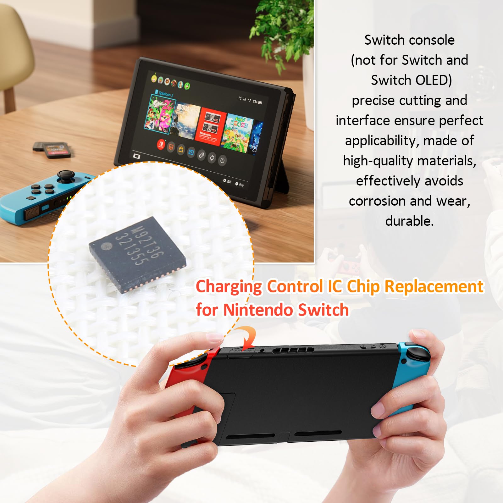 Amazon.com: for Nintendo Switch M92T36 USB-C Power Charging