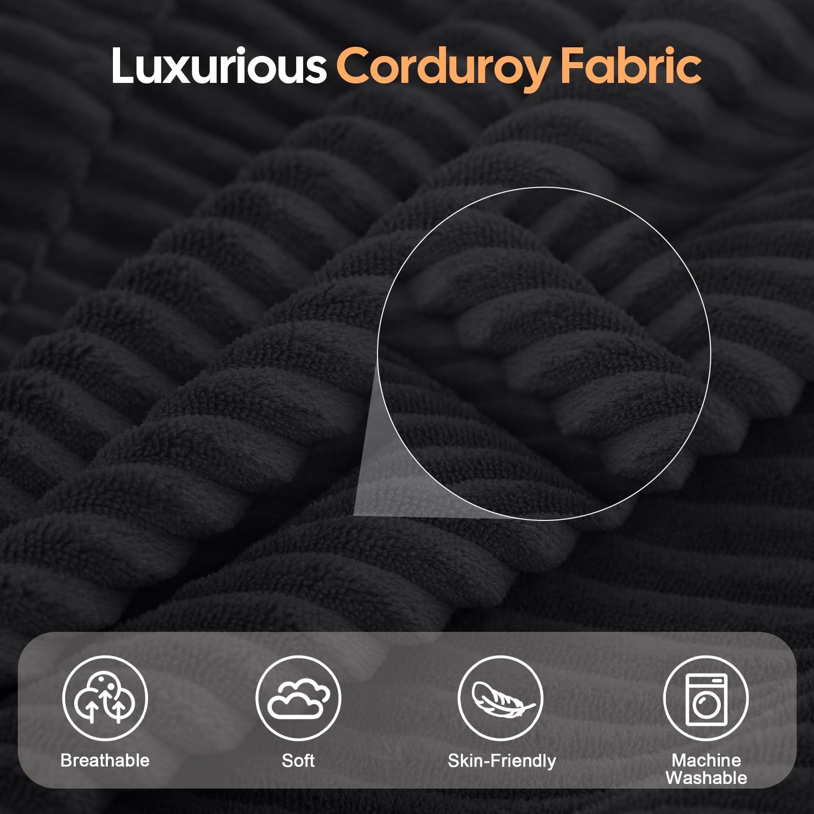 MeMoreCool Boneless Sofa Bed Queen, 94x59 in Extra Long Futon, Black | Folds out to a 94 in bed, longer than a queen mattress