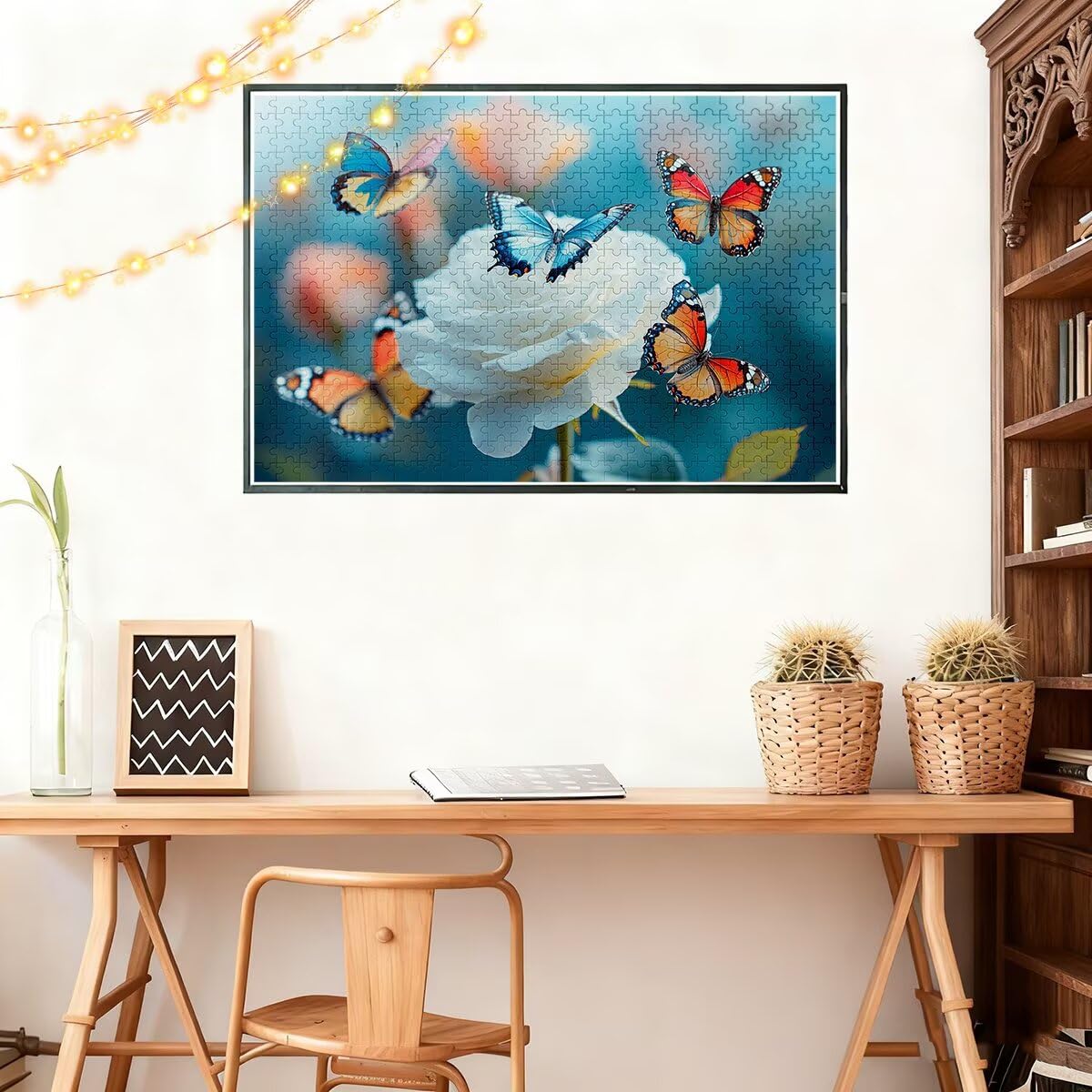 Puzzle 4000 Sztuk Motyl Puzzle Różowe Wymiary 141x87cm Puzzle Dla Dorosłych Kreatywna Rozrywka, Śmieszne Klasyczne Puzzle Zabawki Edukacyjne Oryginalne Prezenty Dla Kobiet L-76