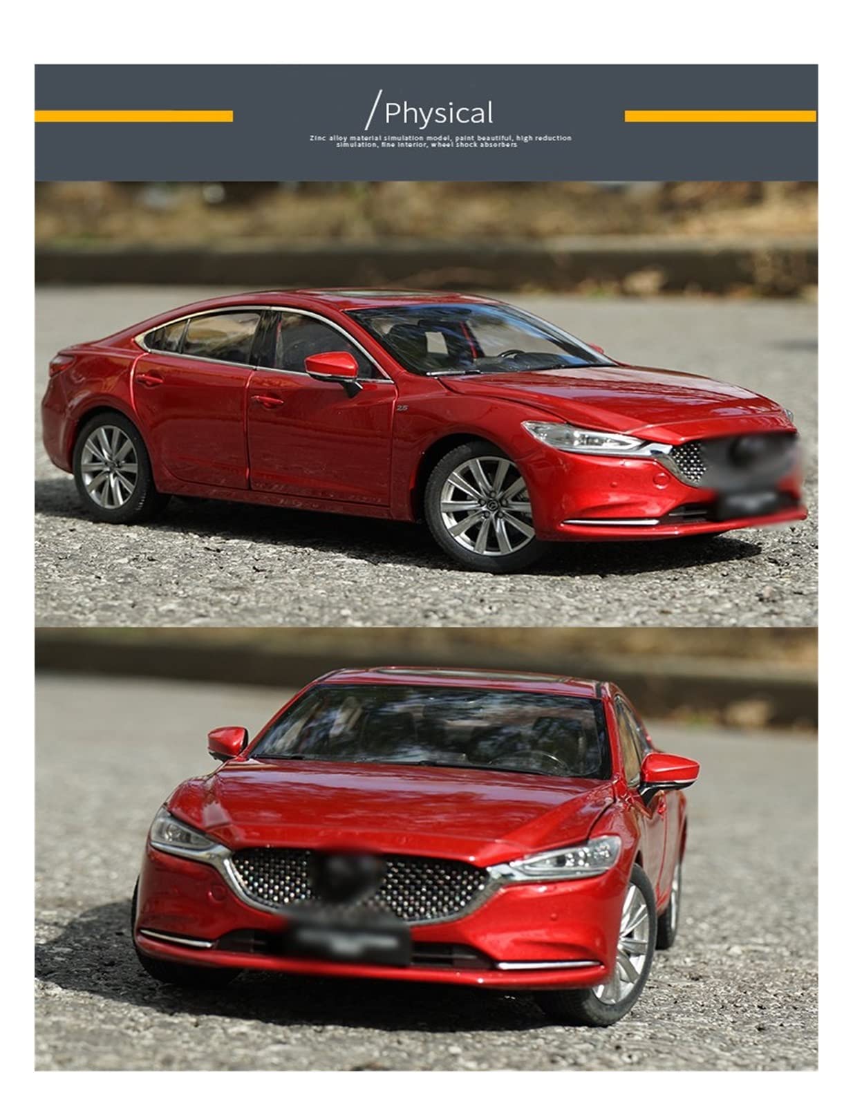 Amazon.co.jp: Fits Mazda 6 Atenza 2020 1:18 Alloy High Simulation