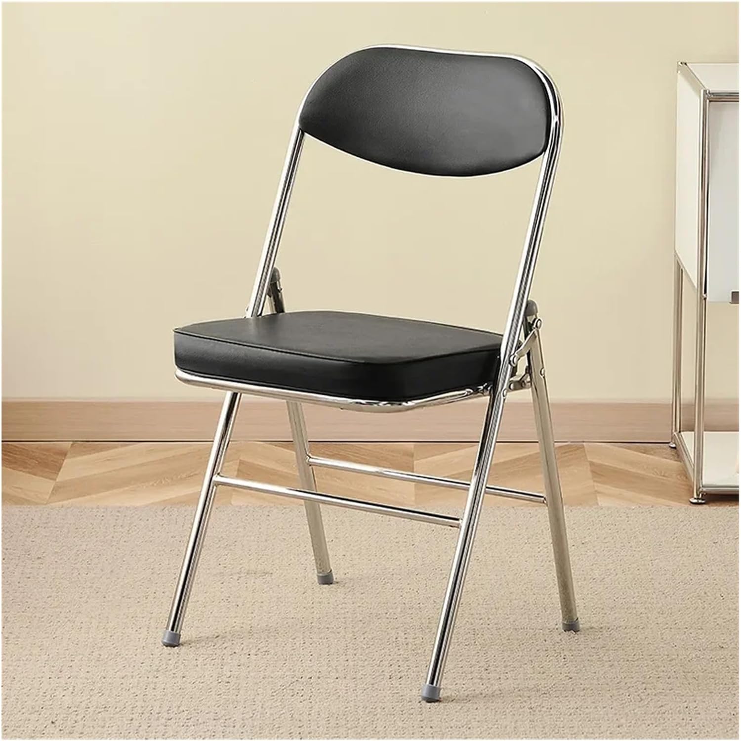 Dorm Portable Folding Dining Chair Stool Thick Backrest Home Kitchen Office Meeting Furniture Taburete Cocina(Style 2)