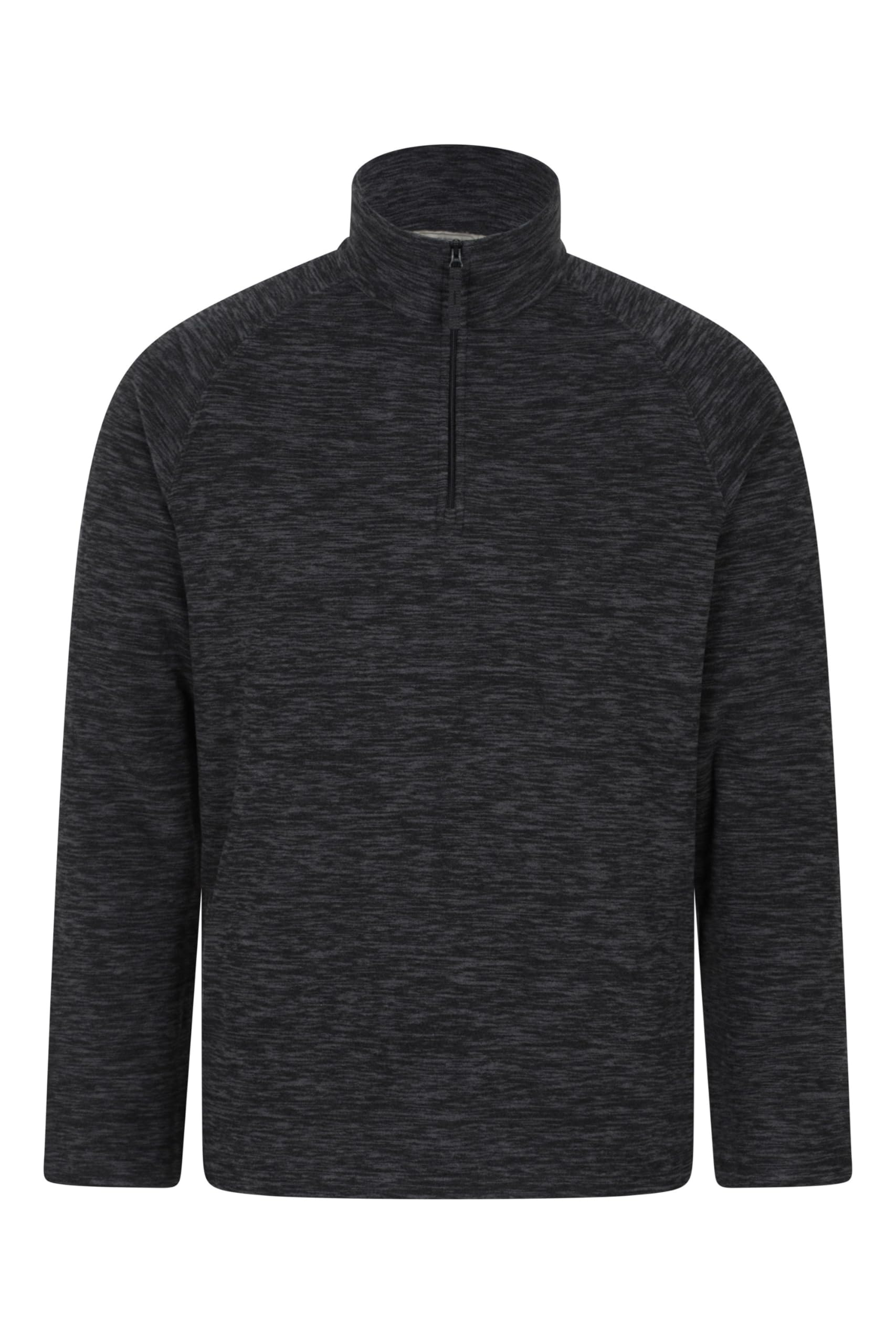 Mountain Warehouse Snowdon Mens Micro Fleece Top - Breathable Antipill, Half Zip Collar Sweater, Quick Drying Smooth Pullover - For Spring Summer & Outdoors — view 17