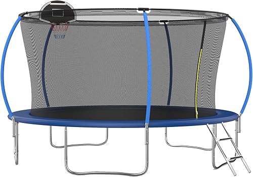 Miniatura 84 de Tranpoline - Tranpoline para exteriores de 16 pies, 14 pies, 12 pies, 10 pies, para niños y adultos, capacidad de peso de tranpoline de 300 a 1000