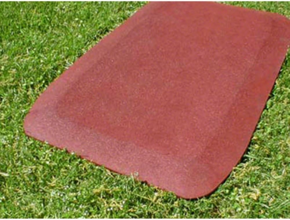 KIDWISE 1.5 Inch Fanny Pads - RED Rubber Wear Mats (Set of 2)