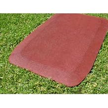 KIDWISE 1.5 Inch Fanny Pads - RED Rubber Wear Mats Set of 2