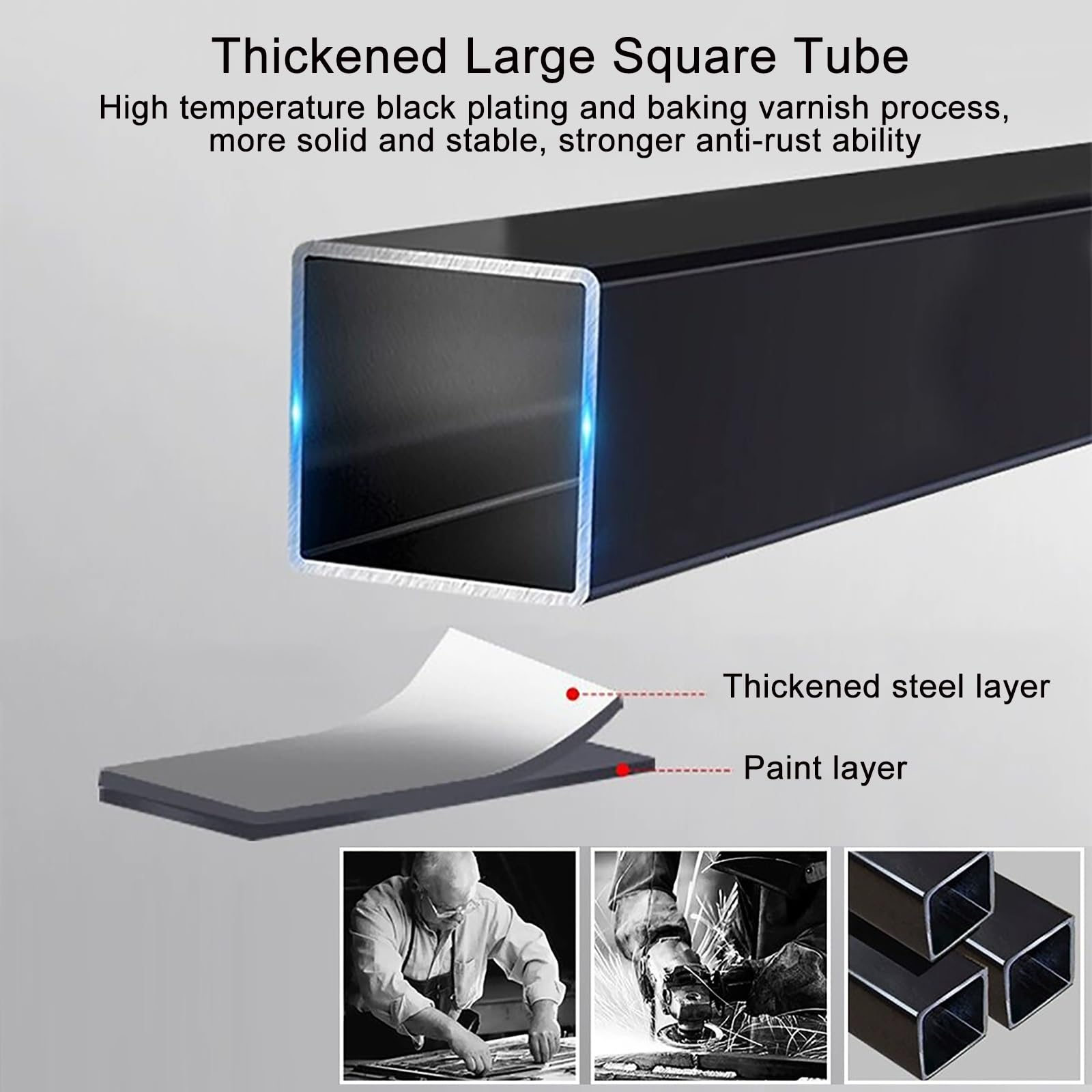 Carrello Per Stampante 4 Ripiani - Mobile Con Ruote Per Ufficio E Casa, Nero