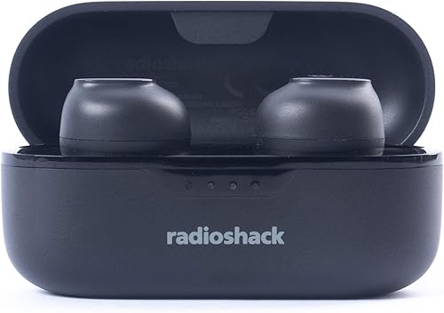 RadioShack High Performance Wireless Headphones, Active Noise Cancelling Earbuds, IPX5 Water Resistant Bluetooth Headphones with 400MAH Battery