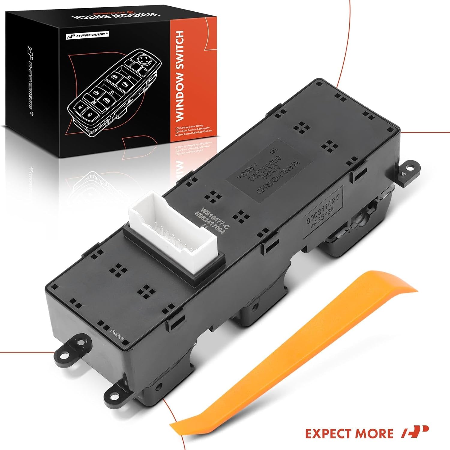 A-Premium Master Power Window Switch Compatible with Kia Forte/Forte5 2014 2015 2016 2017 2018, Front Left Driver Side