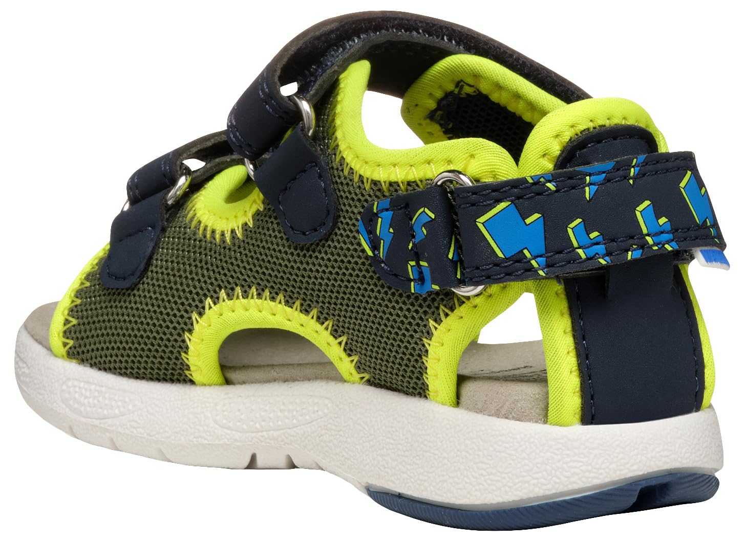 Geox Bébé garçon B Sandal Multy Boy A, Pistachio/Navy, 22 EU