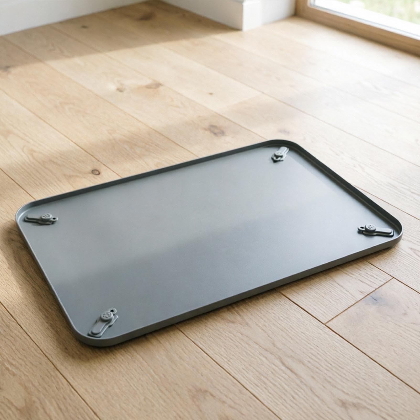 Vasino per cani, antiscivolo, a prova di perdite, in silicone, bordo alto | Vasino per cani, per casa, dormitorio, appartamento, camera da letto, soggiorno, pavimento