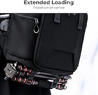 Vista 6 de K&F CONCEPT Camera Backpack, Hard Shell Camera Bag, Large Capacity Photography Backpack with 15.6" Laptop Compartment & Tripod Holder & Rain Cover