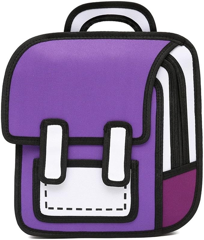 Mochila Kawaii com desenho fofo 3D estilo de salto 2D de papel de quadrinhos anime mochila de livros material escolar divertido mochila em oferta na Shopee Mochila Kawaii com desenho fofo 3D estilo de salto 2D de papel de quadrinhos anime mochila de livros material escolar divertido mochila em oferta na Shopee
