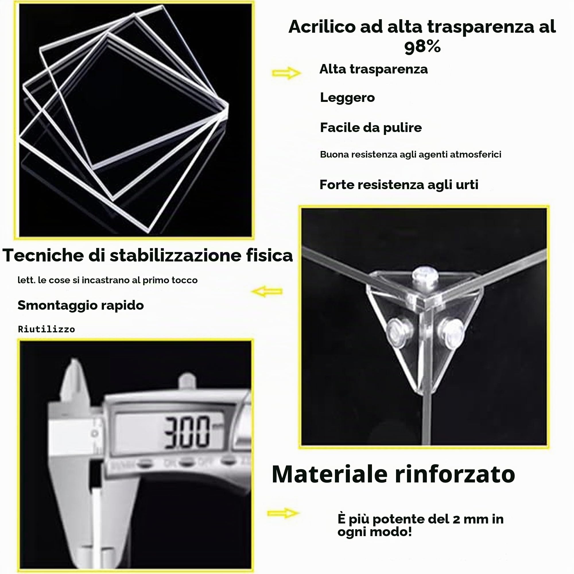 Vetrina in acrilico, compatibile con Lego 21330 Home Alone, custodia trasparente antipolvere per proteggere il modello (solo vetrina) (3 mm)
