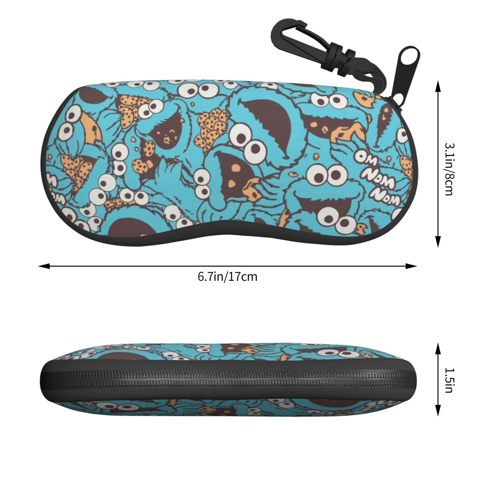 Amazon.co.jp: メガネケース 眼鏡ケース クッキーモンスター メガネ