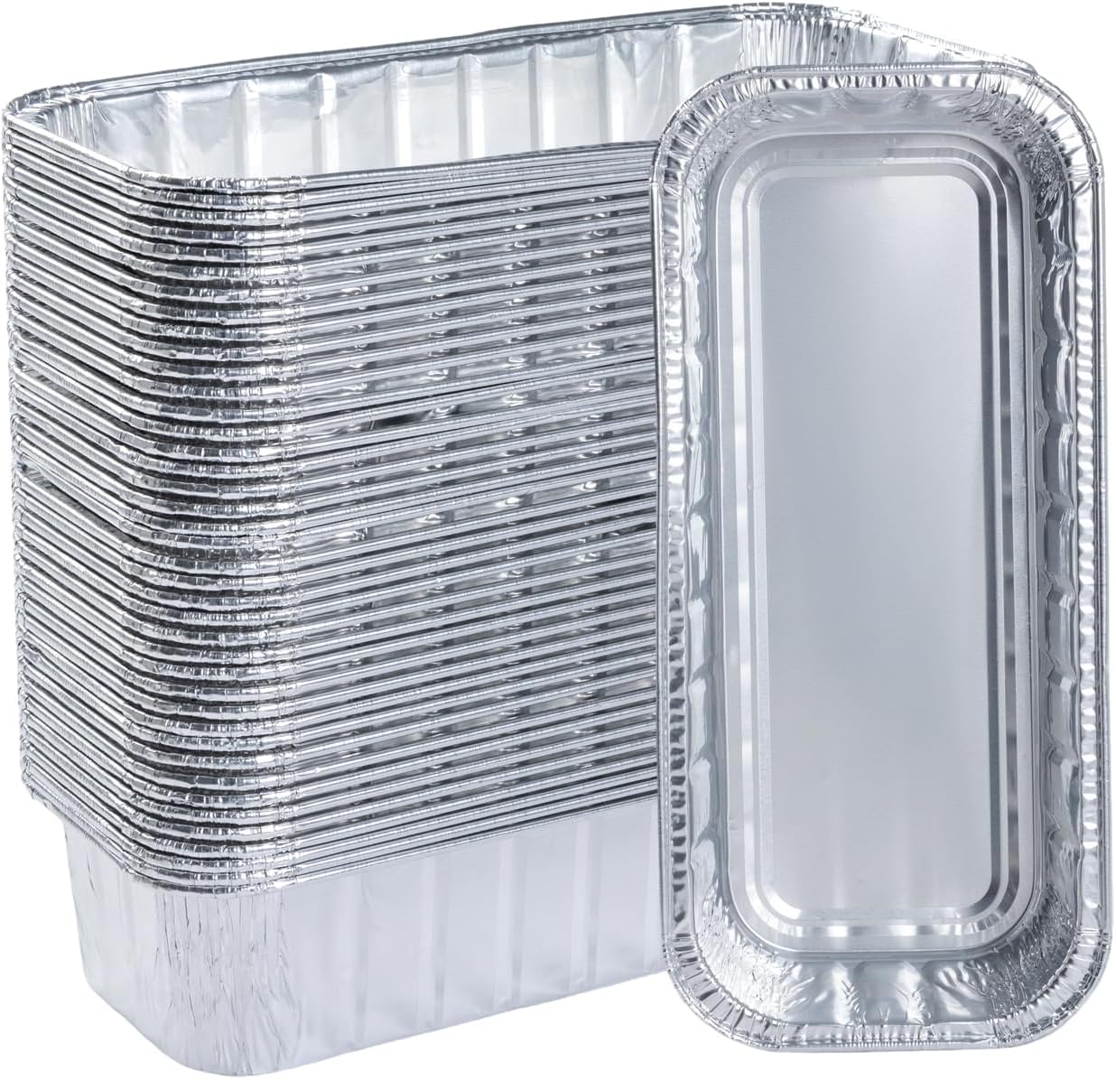 Drip Pans for Weber SmokeFire EX4 EX6 EPX6 Summit & Genesis II 400 600 Series Grill, Disposable Grease Tray Liner for Weber 28 36 Inch Griddle Heavy Duty Aluminum Foil 40 Pack