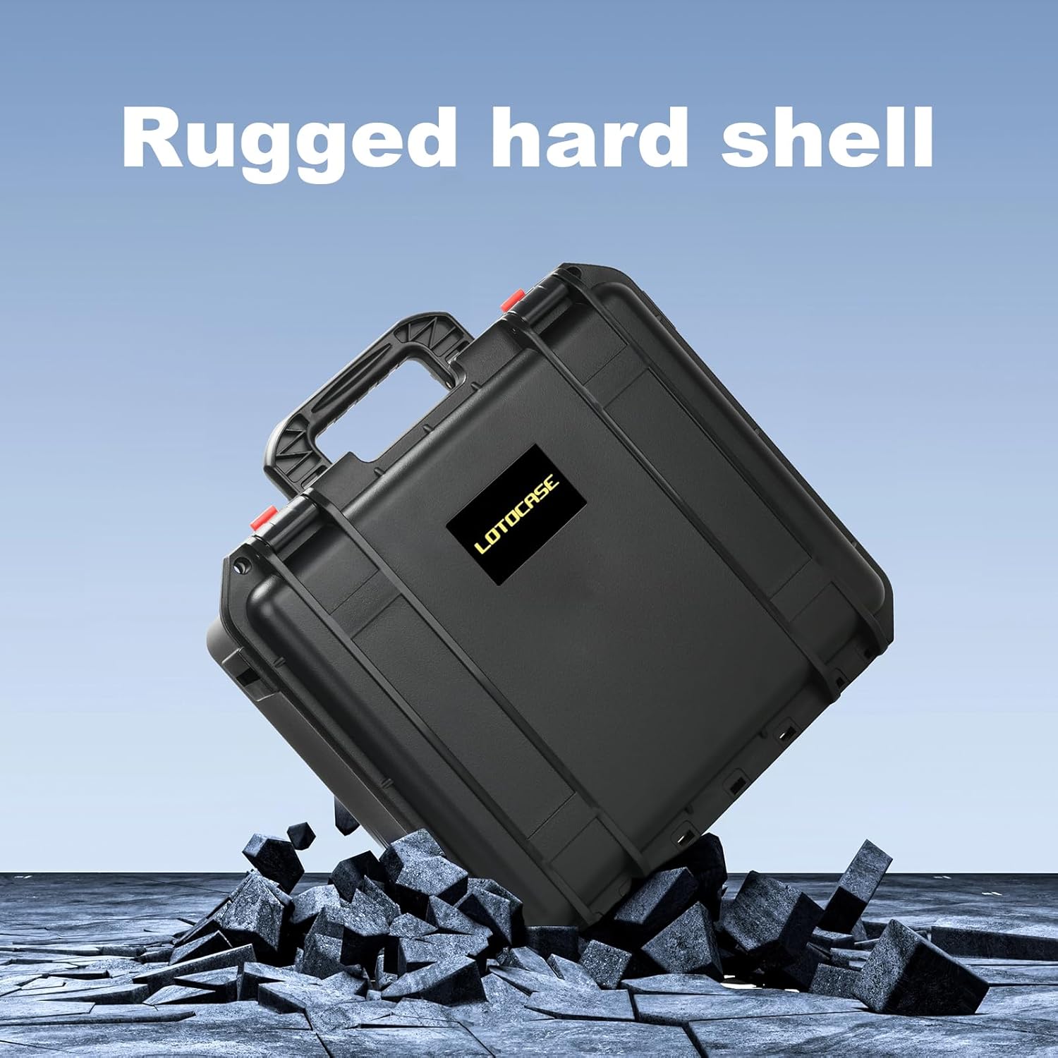 TSA Approved Gun Case for Pistol - Holds Multiple Handguns Case | Air Travel Hard Shell Pistol Case | Pre-cut Heavy Duty Waterproof Gun Case with Silica Gel Canister - Image 6