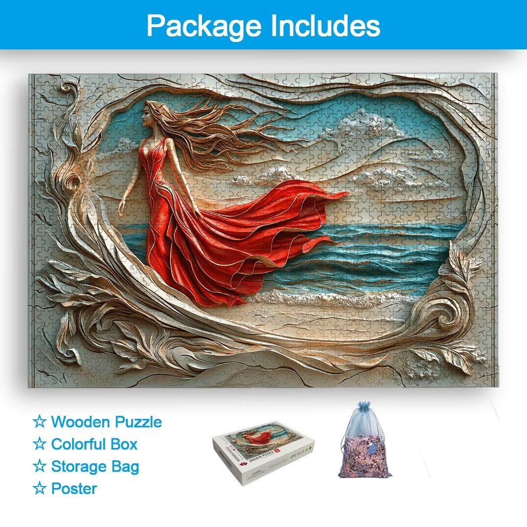 Puzzle Spiaggia, Puzzle 1000 Pezzi per Adulti, Regalo Donna/Uomo -2561