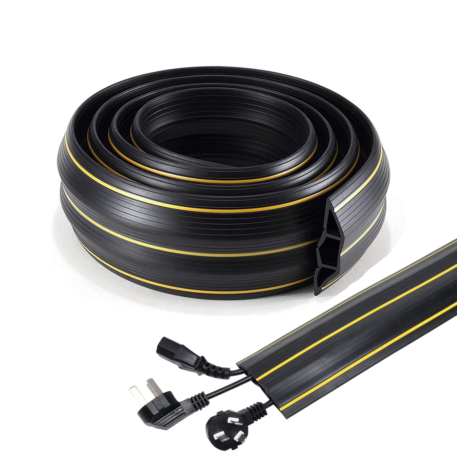 Buy Floor Cord Cover Heavy Duty Cable Protector Cord Management, Cord