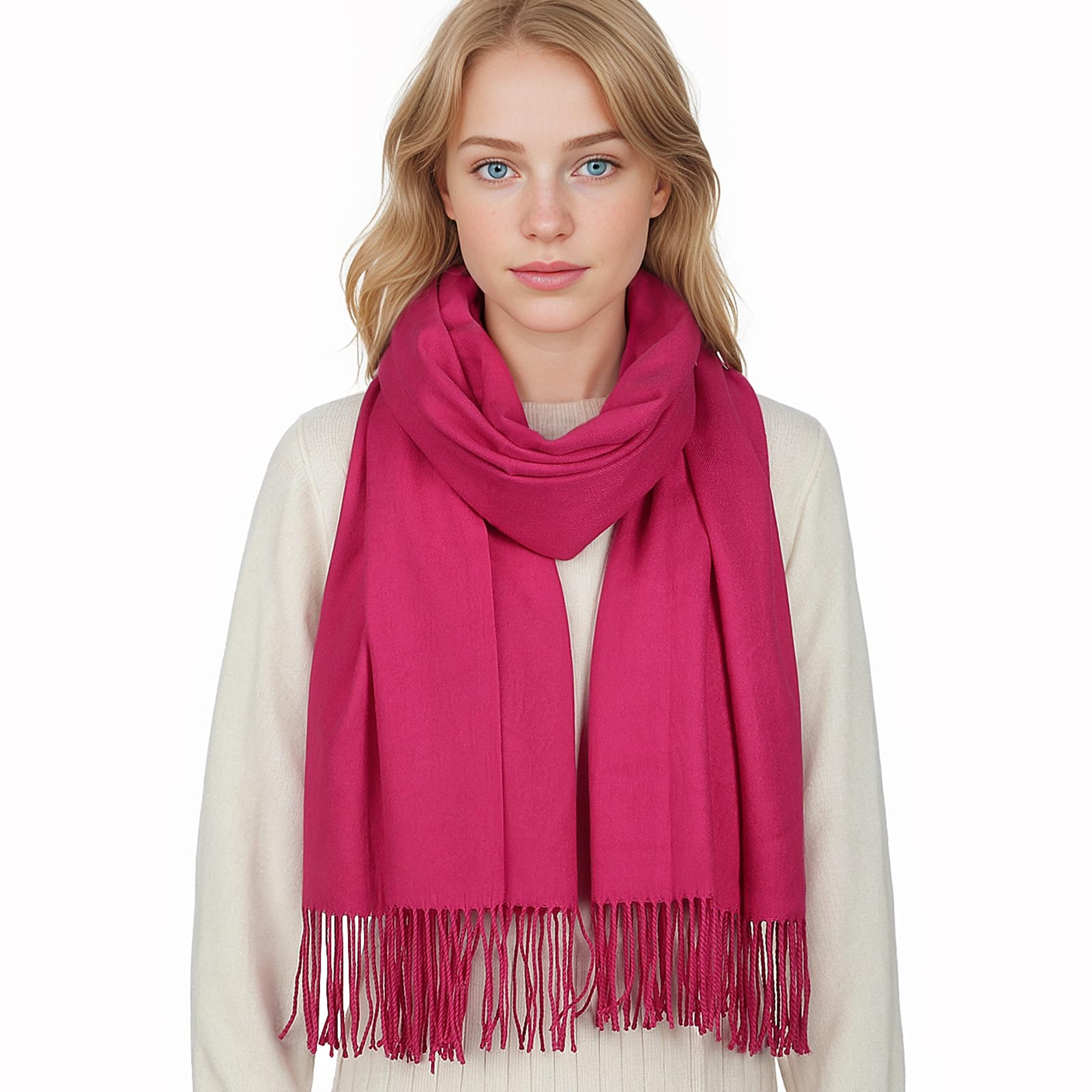 SWAT PANY Scarfs for Women Pashmina Shawls and Wraps for Women Wedding Ladies Scarf for Winter