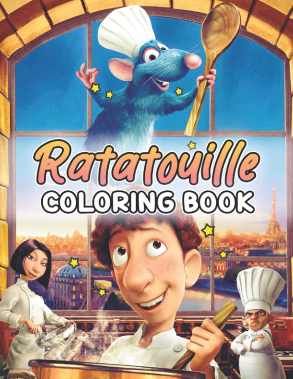 Coloring Book: Unlock the Magic of Color, 50+ Whimsical Ra-tatouille Adventures for Creative Tiny Hands