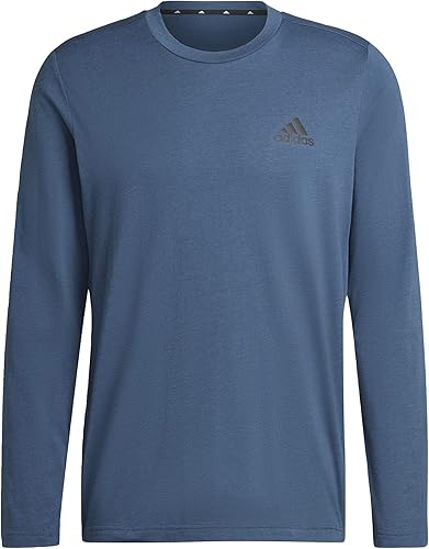 Miniatura 9 de adidas Camiseta deportiva de manga larga Aeroready Designed 2 Move Feelready para hombre