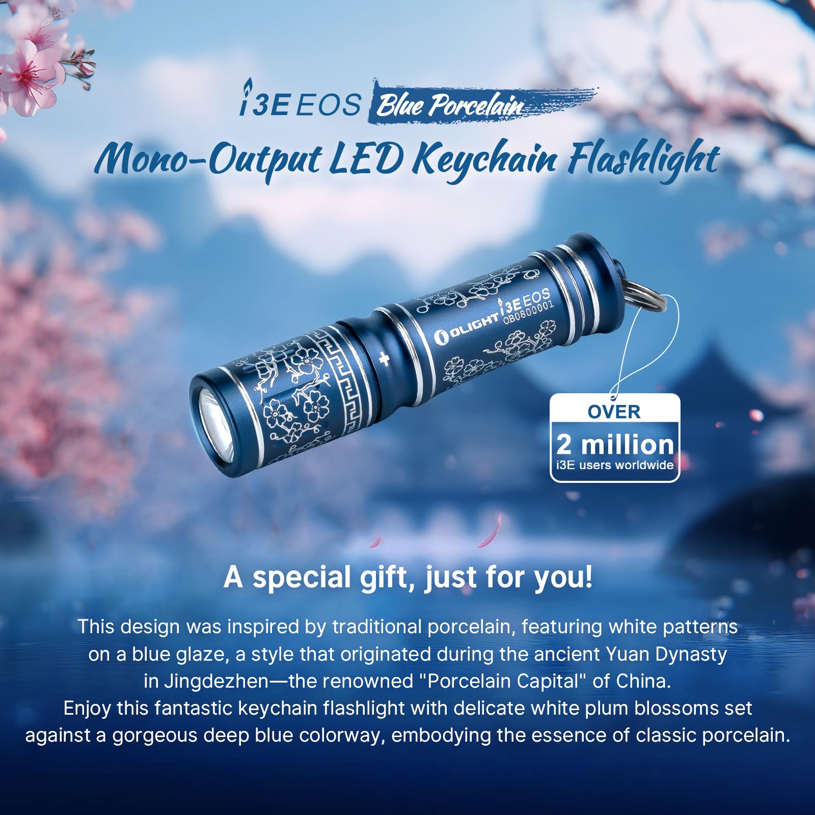 OLIGHT i3E EOS Mini Pocket Torch 90 Lumens EDC Flashlights