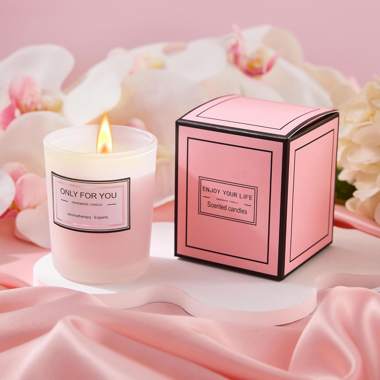 Valentines Day Gifts for Her Wife Girlfriend Women, Self Care Get Well Soon Gifts, Luxury Rose Spa Bath Gift Basket - Unique Birthday Christmas Mothers Day for Mom Grandma Daughter - Image 5