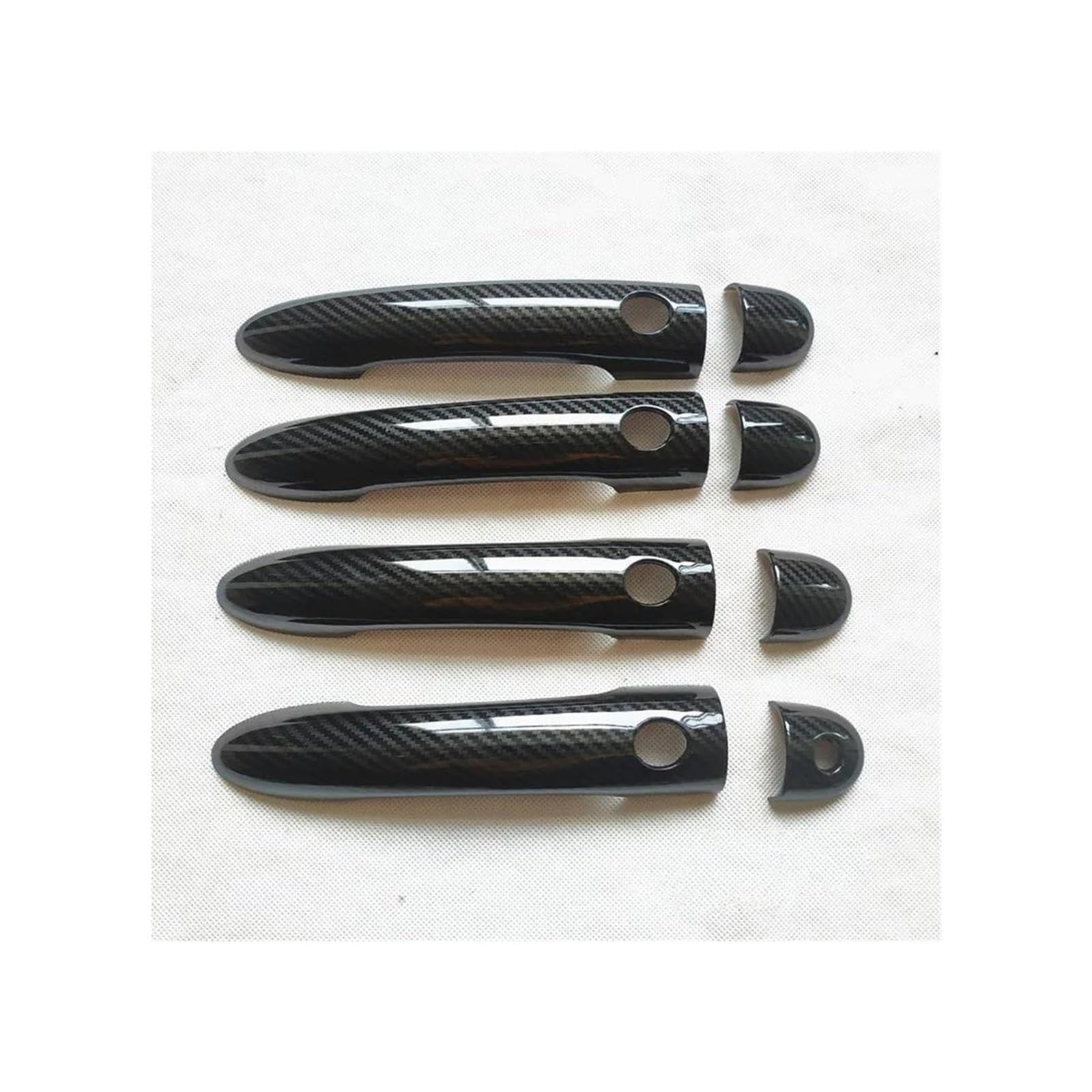 NVNZMFPPW Accessories for Renault for Megane 2 Ii MK2 Accessories Door Handle Cover Trim Handles Covers Plastic Imitation Carbon Fiber(4DC1K4)