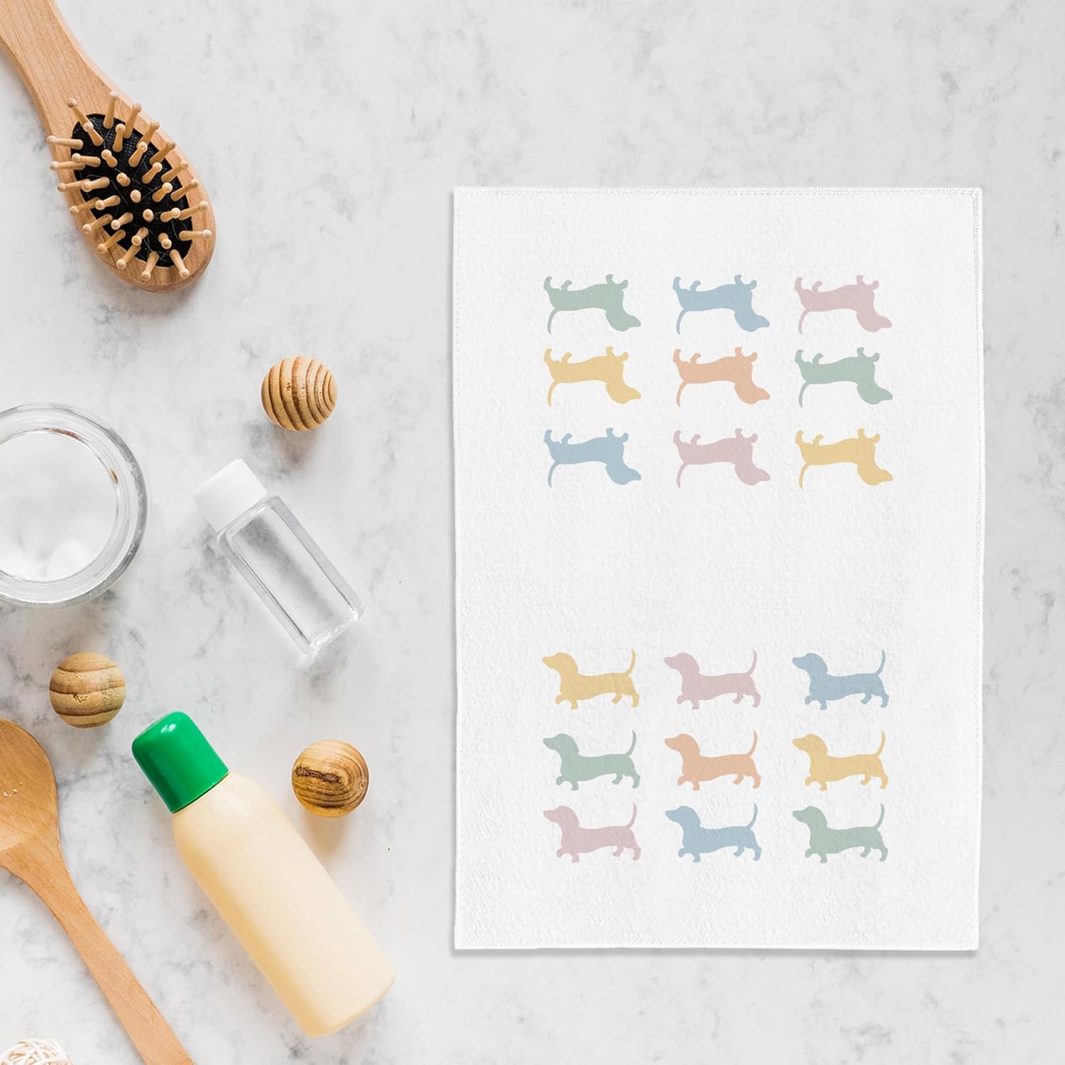 Wiener Dog Kitchen Hand Towels - Dachshund Tea Towels, Decor and Gifts for Women, Dog Mom - 1624 Inches - Image 6