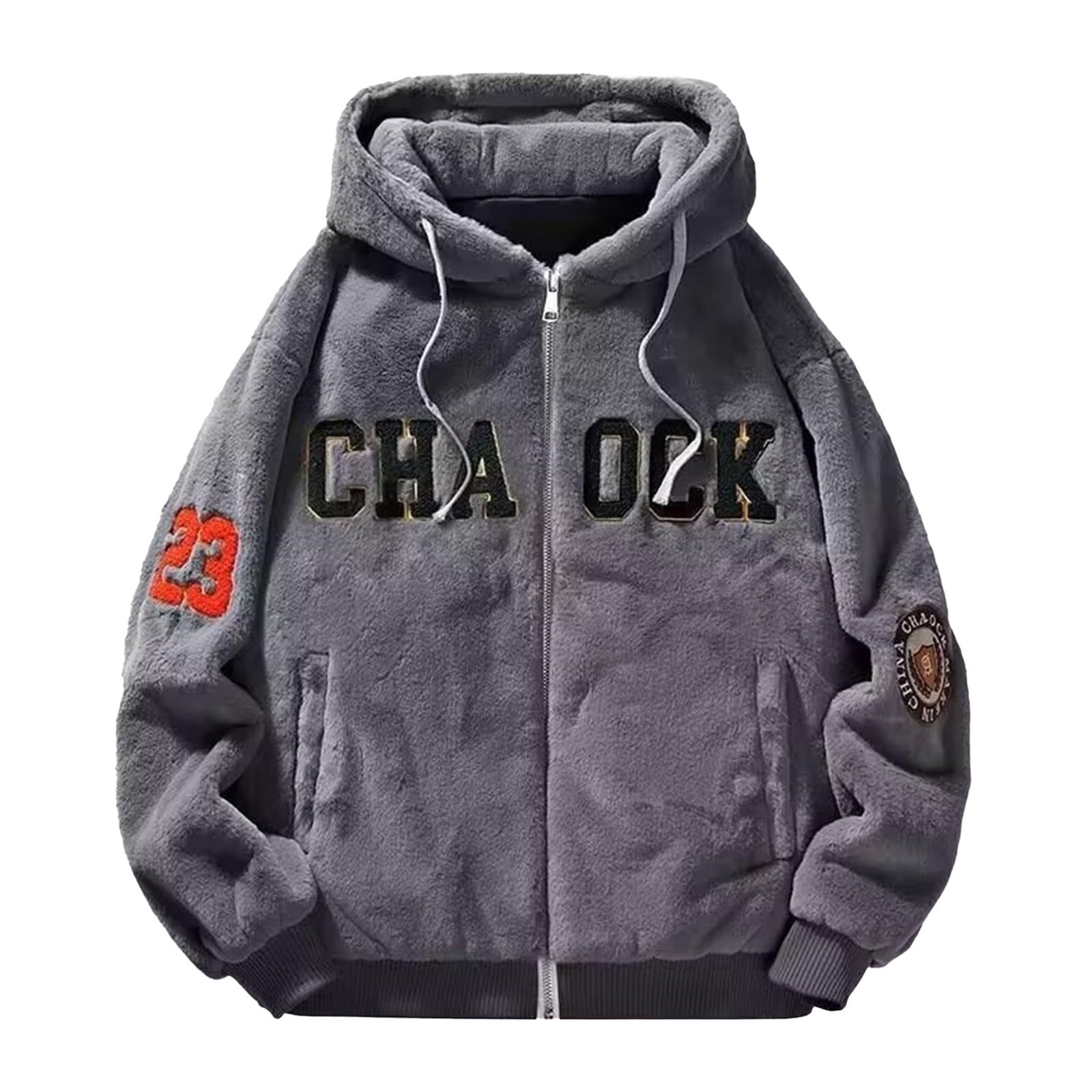 Veste Homme Polaire Manches Longues Chaude Blouson avec Poches Zippé Sweatshirt Hiver Jacket Fleece De Randonnée Gilet