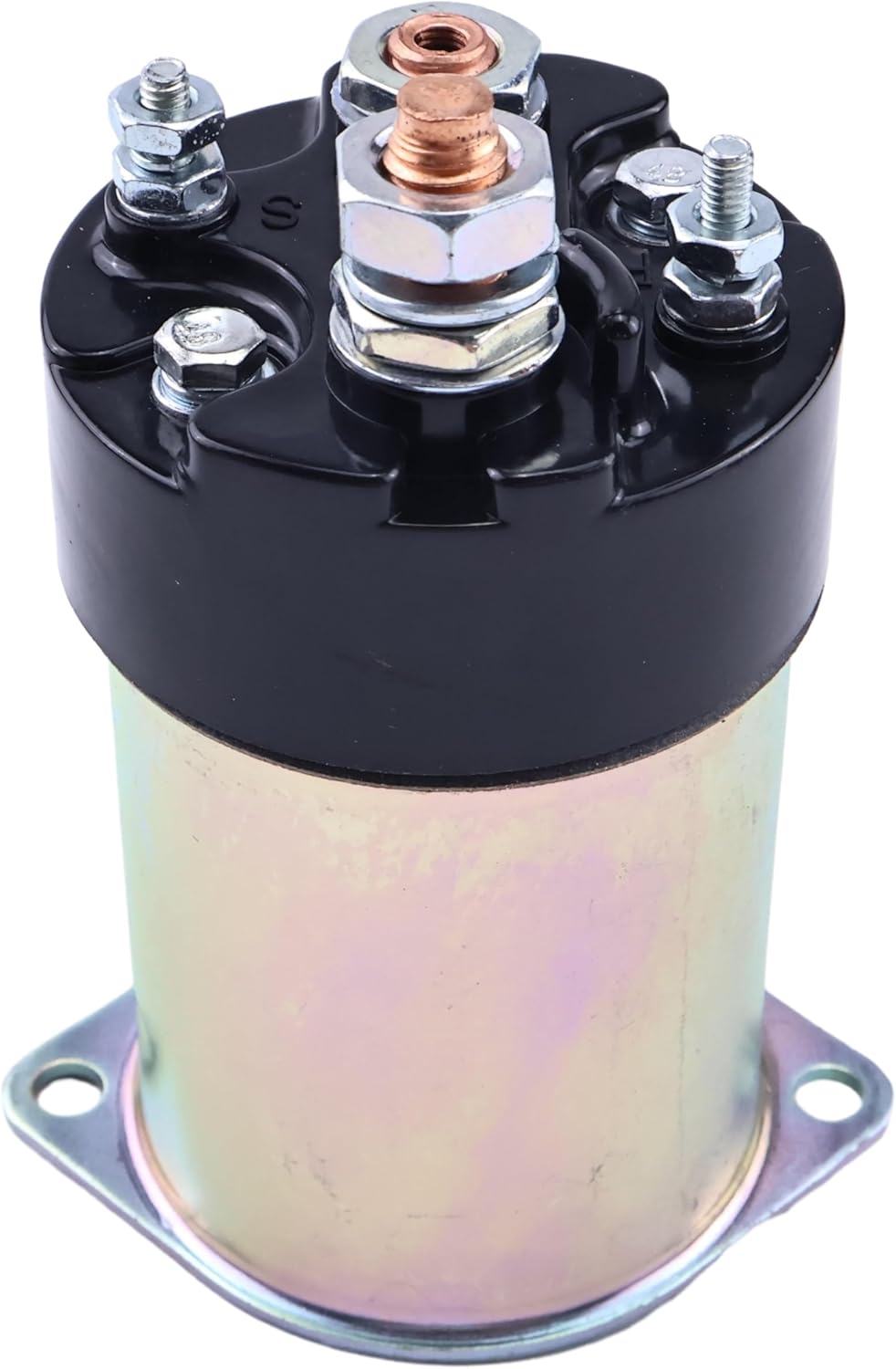 12V 4 Terminal Starter Solenoid AR68304 Compatible with John Deere 410 450 1010 1020 1520 1530 2010 2020 2030 2040 2240 2440 2510 2520 for Case IH 484 for Ford New Holland 6000