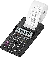 Casio HR-10RC Mini Desktop Printing Calculator - Portable 12-Digit Display, One-Color Printer, Tax & Business Functions for Accounting