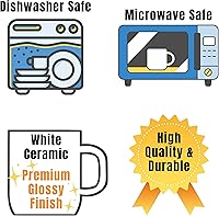 Vista 4 de MEXICANDOO AMLO - Taza de café Just Chillin, divertida caricatura, Muñeco AMLITO, taza de cerámica blanca brillante con colores vibrantes