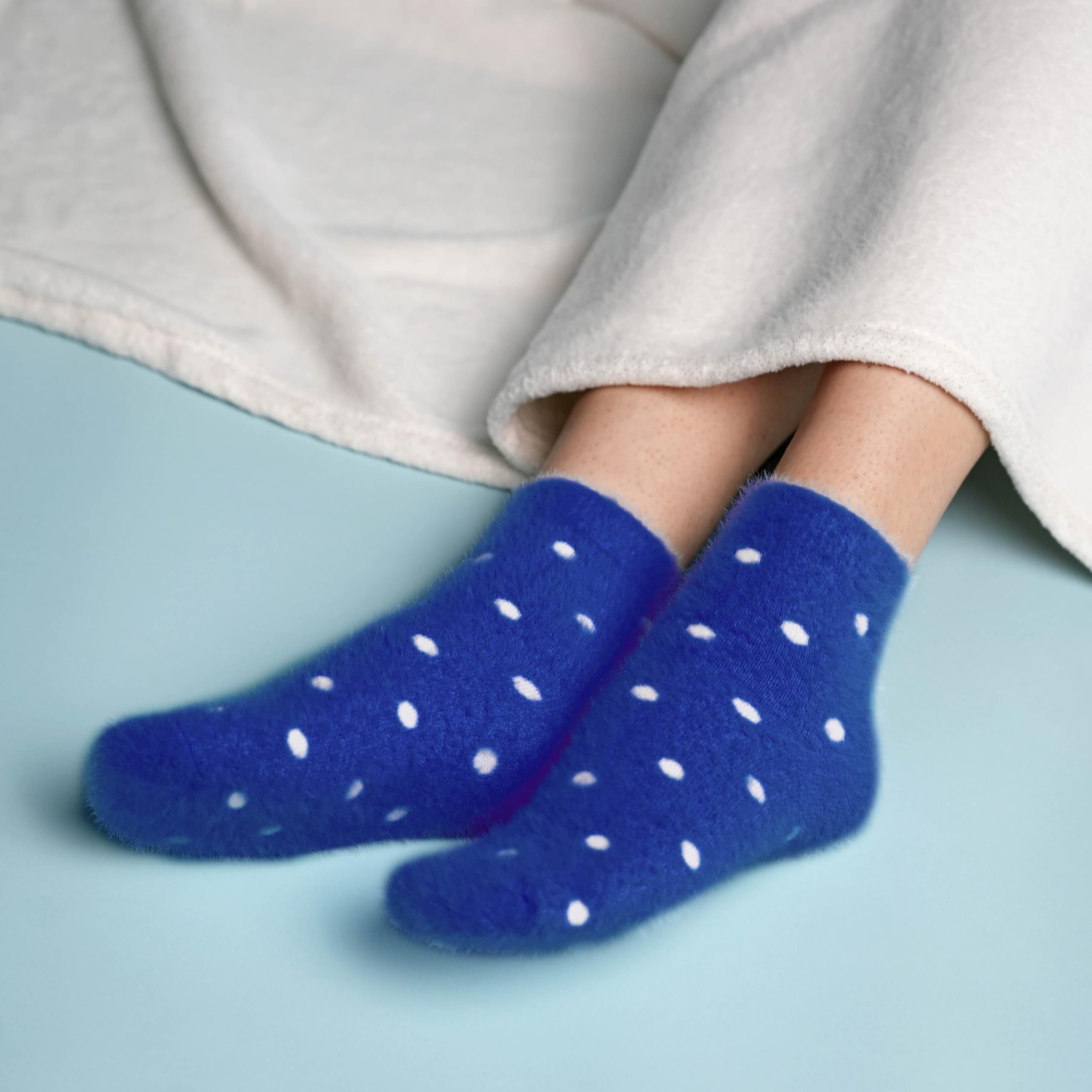 Supersox Crew Length Fuzzy Thermal Control Socks for Women, Breathable, Anti Odour & Moisture Absorbent with a Extra Durable Welt, Ideal For All Day Wear (Pack Of 3) 2