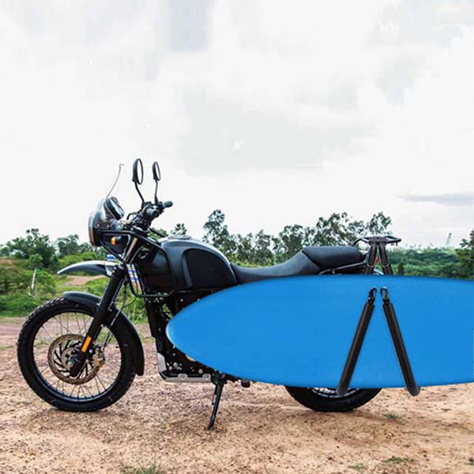 Portátil Soporte Para Tabla De Surf En Moto Soporte Ajustable Y Portátil | Portasurf para Bicicleta Portátil Para Scooter Motocicleta Y Bicicletas De Carretera O