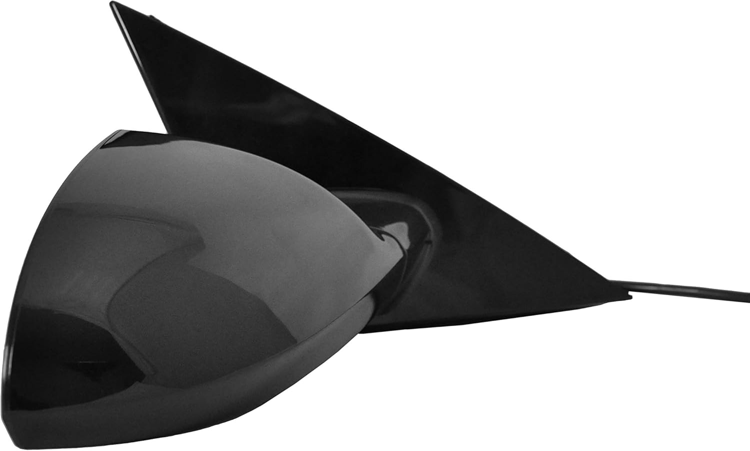 Dependable Direct Right Passenger Door Mirror & Side View fits Chevy Impala (2006-2013) & Impala Limited (2014-2016) - Unpainted, Power Operated, Non-Heated, Non-Folding; GM1321306 - Right Side Mirror