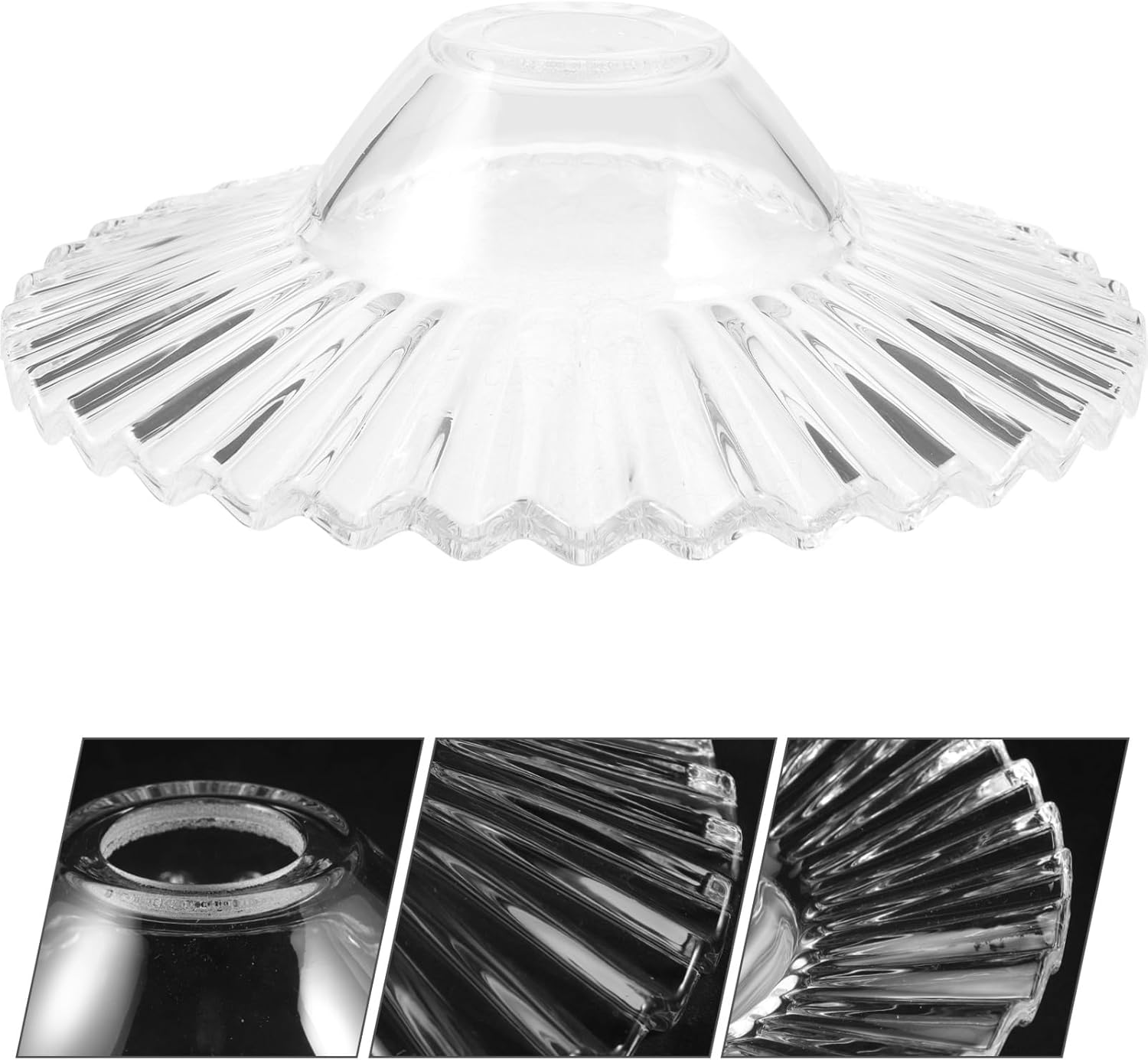 Decorative Glass Lamp Shade Pendant Lamp Shade Cover for Living Room Replacement for Ceiling